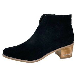 Aqua College Emily Waterproof Booties Black Suede